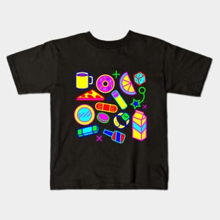 Neon Pattern. Kids T-Shirt